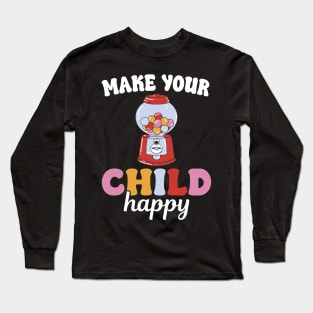 Chewing Gum Nostalgia Children Candy Sweets Long Sleeve T-Shirt